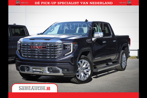 GMC Sierra DENALI | All-In Prijs | 6,2 V8 Full Option | De Meest Luxe Pick-Up in zijn Klasse | Comfortabele Dubbele Cabine met Royale 5 Zitplaatsen | BPM vrij | Nu Leverbaar uit Voorraad | Voorraad Nr 420334