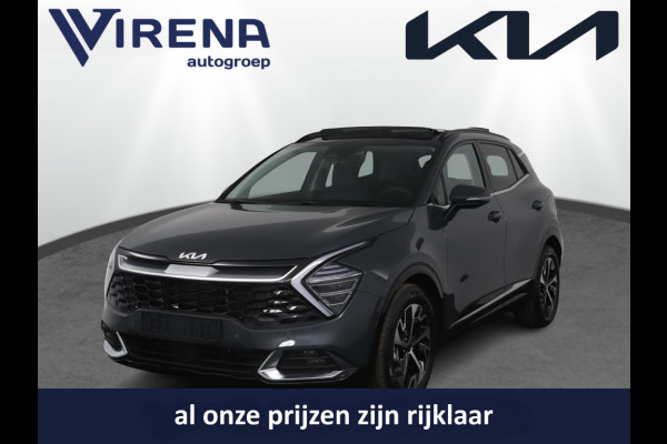 Kia Sportage 1.6 T-GDi MHEV DynamicPlusLine Apple Carplay/Android Auto - Elektrisch bedienbare voorstoelen - Elektrisch glazen panorama-dak - Navigatie - Fabrieksgarantie tot 02-2032
