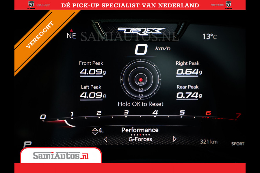 Dodge Ram 1500 TRX Lunar Edition | Ceramic Grey | Matchless | Full Option | 6,2 V8 HellCat 702HP | Comfortabele Dubbele Cabine met Royale 5 Zitplaatsen | BPM vrij | Nu Leverbaar uit Voorraad |
