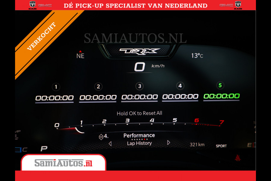 Dodge Ram 1500 TRX Lunar Edition | Ceramic Grey | Matchless | Full Option | 6,2 V8 HellCat 702HP | Comfortabele Dubbele Cabine met Royale 5 Zitplaatsen | BPM vrij | Nu Leverbaar uit Voorraad |