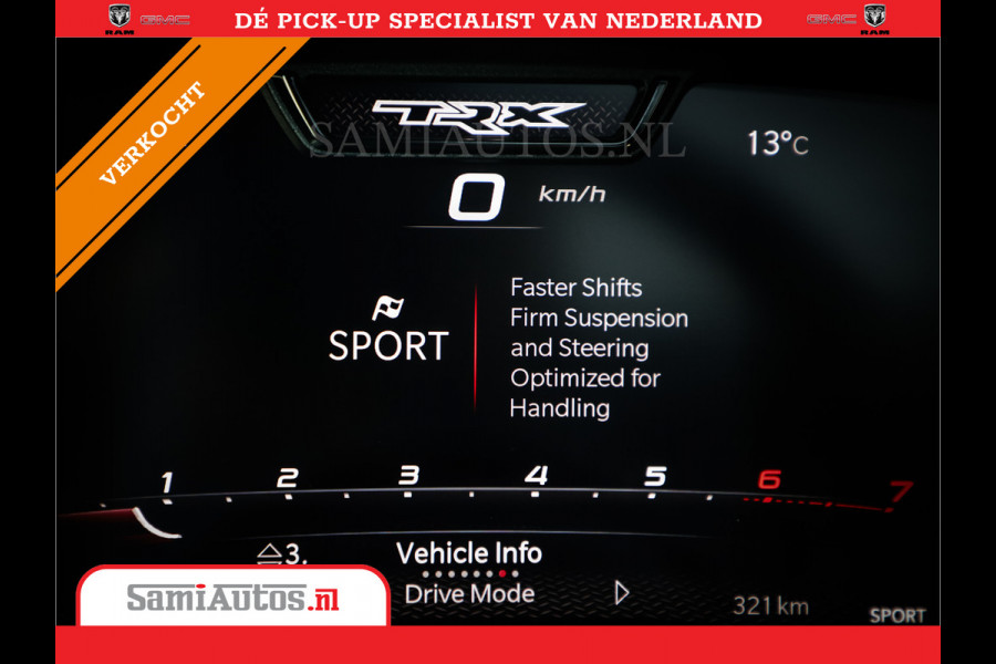 Dodge Ram 1500 TRX Lunar Edition | Ceramic Grey | Matchless | Full Option | 6,2 V8 HellCat 702HP | Comfortabele Dubbele Cabine met Royale 5 Zitplaatsen | BPM vrij | Nu Leverbaar uit Voorraad |