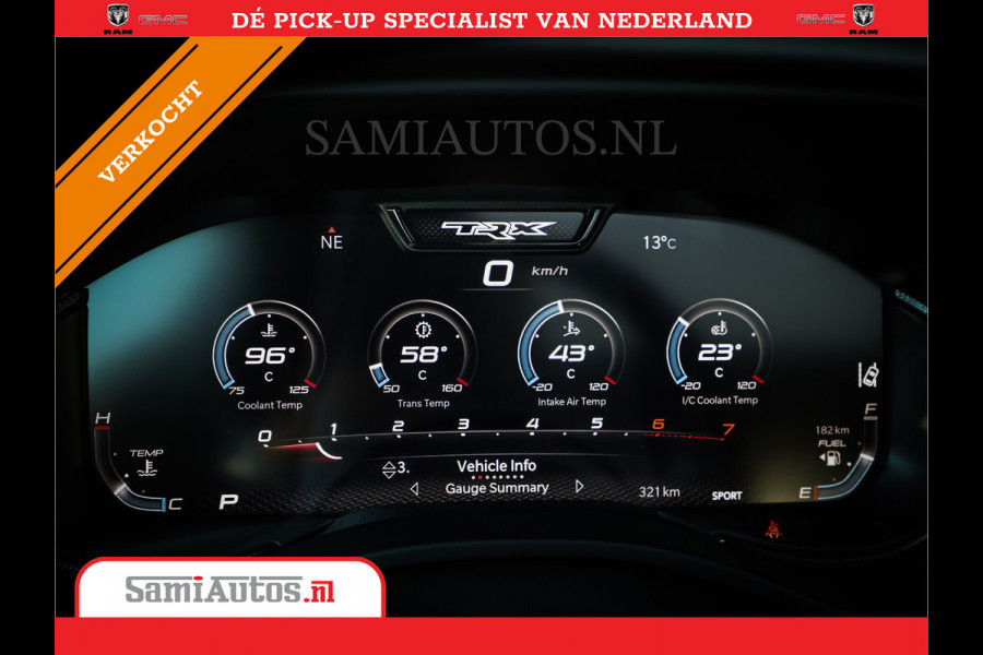 Dodge Ram 1500 TRX Lunar Edition | Ceramic Grey | Matchless | Full Option | 6,2 V8 HellCat 702HP | Comfortabele Dubbele Cabine met Royale 5 Zitplaatsen | BPM vrij | Nu Leverbaar uit Voorraad |