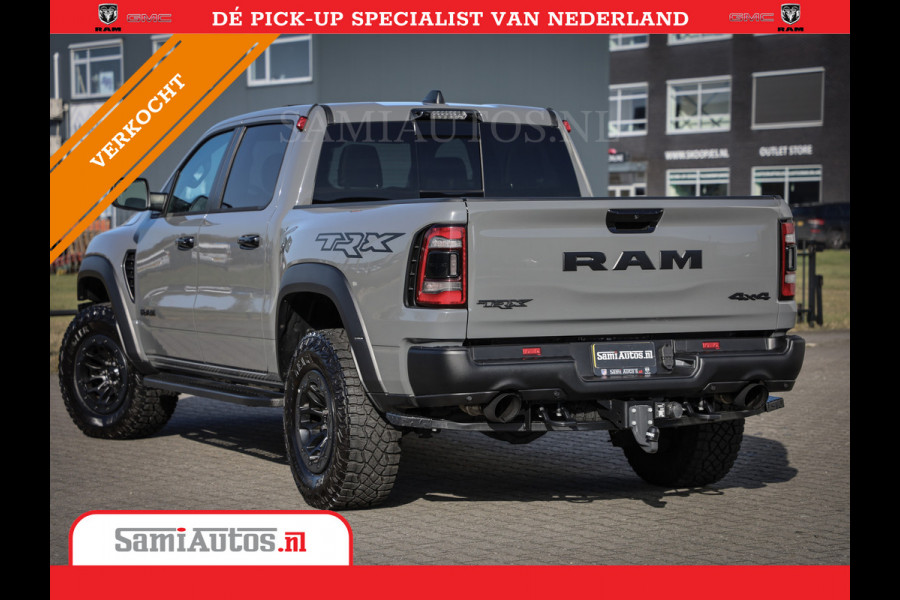 Dodge Ram 1500 TRX Lunar Edition | Ceramic Grey | Matchless | Full Option | 6,2 V8 HellCat 702HP | Comfortabele Dubbele Cabine met Royale 5 Zitplaatsen | BPM vrij | Nu Leverbaar uit Voorraad |