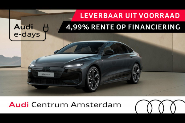 Audi A6 Sportback e-tron S edition 83 kWh adaptive luchtvering, adaptive cruisecontrol, oled achterlichten, omgevingscamera's, privacy glass, LM velgen 21", winterpakket