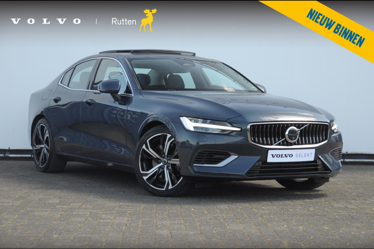 Volvo S60 T6 350PK Automaat Recharge Ultimate Bright / Head-up display / Harman Kardon audio / Panoramadak / BLIS / Elektrisch bedienbare voorstoelen / Memory seats / Verwarmbare stoelen / Keyless entry / Volvo S60 T6 350PK Automaat Recharge Ultimate Bright / Head-up display / Harman Kardon audio / Panoramadak / BLIS / Elektrisch bedienbare voorstoelen / Memory seats / Verwarmbare stoelen / Keyless entry /