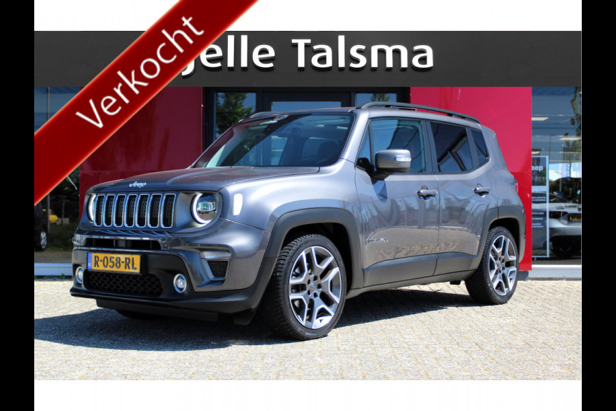 Jeep Renegade 1.3T-e Limited Automaat | Panoramadak | Trekhaak | Camera | Cruise