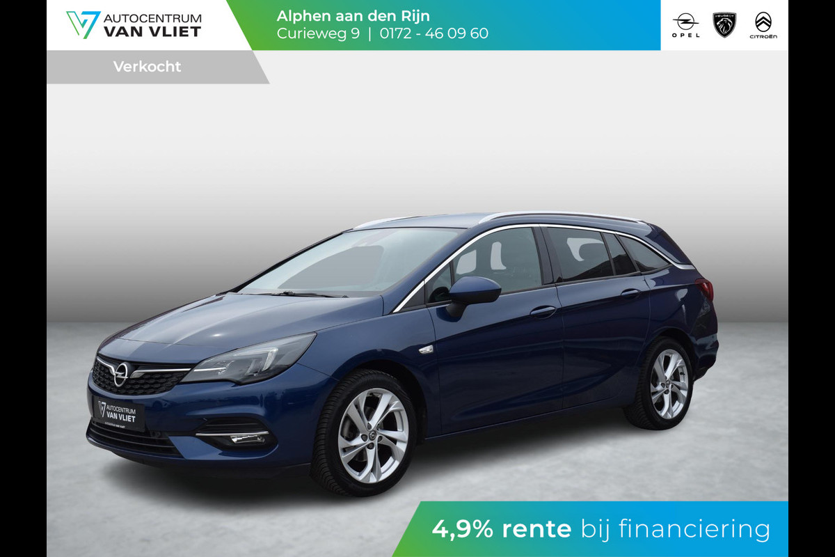 Opel Astra Sports Tourer 1.2 Elegance NAVIGATIE | CARPLAY | ACHTERUITRIJCAMERA MET SENSOREN | WINTERPAKKET | 63.596km Opel Astra Sports Tourer 1.2 Elegance NAVIGATIE | CARPLAY | ACHTERUITRIJCAMERA MET SENSOREN | WINTERPAKKET | 63.596km