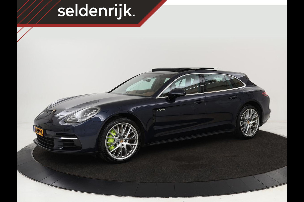 Porsche Panamera Sport Turismo 2.9 4 E-Hybrid | Panoramadak | Burmester 3D | Stoelventilatie | LED Adaptief | 360 camera | Luchtvering | Leder | Stuurverwarming | Soft-close Porsche Panamera Sport Turismo 2.9 4 E-Hybrid | Panoramadak | Burmester 3D | Stoelventilatie | LED Adaptief | 360 camera | Luchtvering | Leder | Stuurverwarming | Soft-close