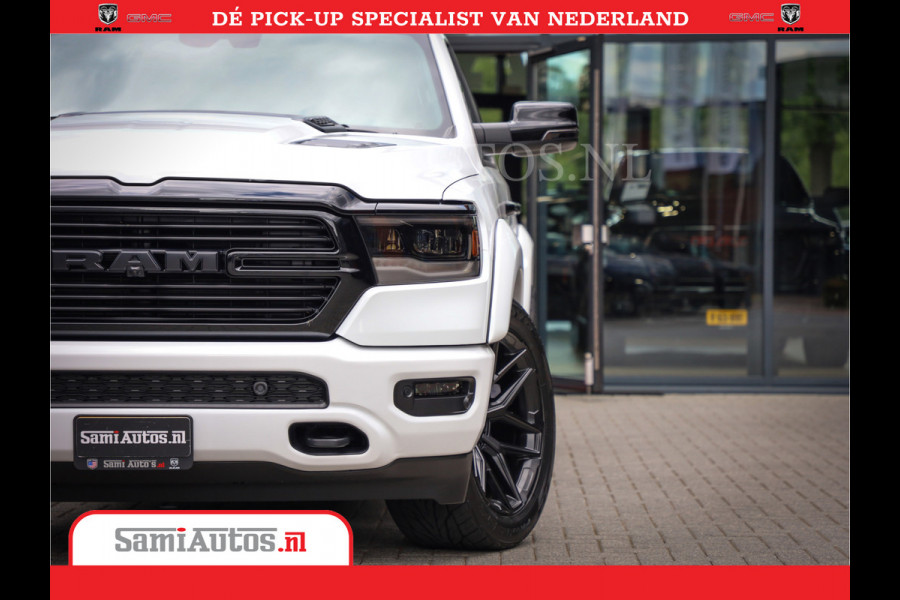 Dodge Ram 1500 Laramie Night | V8 5,7 402HP | Krachtige Hemi | Comfortabele Dubbele Cabine met Royale 5 Zitplaatsen | BPM vrij | Nu Leverbaar uit Voorraad | Voorraad Nr 2015 - 4725