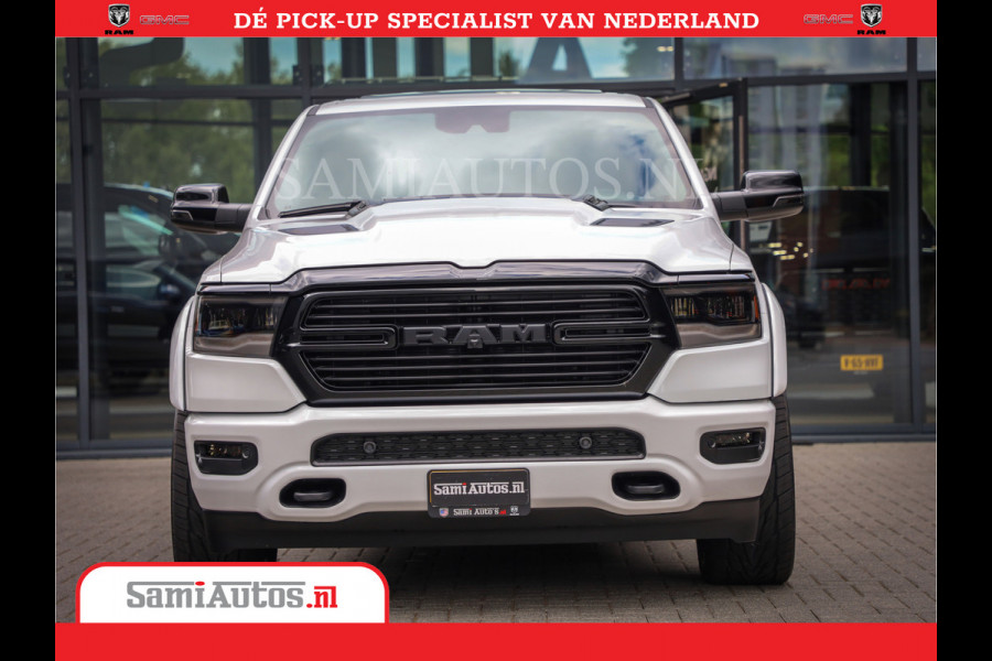 Dodge Ram 1500 Laramie Night | V8 5,7 402HP | Krachtige Hemi | Comfortabele Dubbele Cabine met Royale 5 Zitplaatsen | BPM vrij | Nu Leverbaar uit Voorraad | Voorraad Nr 2015 - 4725
