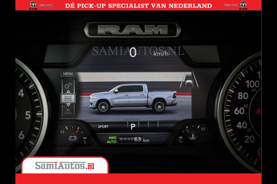 Dodge Ram Laramie Sport | 420HP 636NM | Stoere Sport en indrukwekkende kleur | Comfortabele Dubbele Cabine met Royale 5 Zitplaatsen | Nu Leverbaar uit Voorraad | Voorraad Nr 2218 - 3854