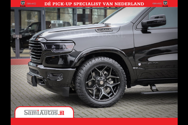 Dodge Ram 1500 LongHorn | 5.7 V8 Black Ops | Speciale Editie Bruin Leder | De Luxe van een Limited | Comfortabele Dubbele Cabine met Royale 5 Zitplaatsen | BPM vrij | Nu Leverbaar uit Voorraad | Voorraad Nr 2185 - 9547