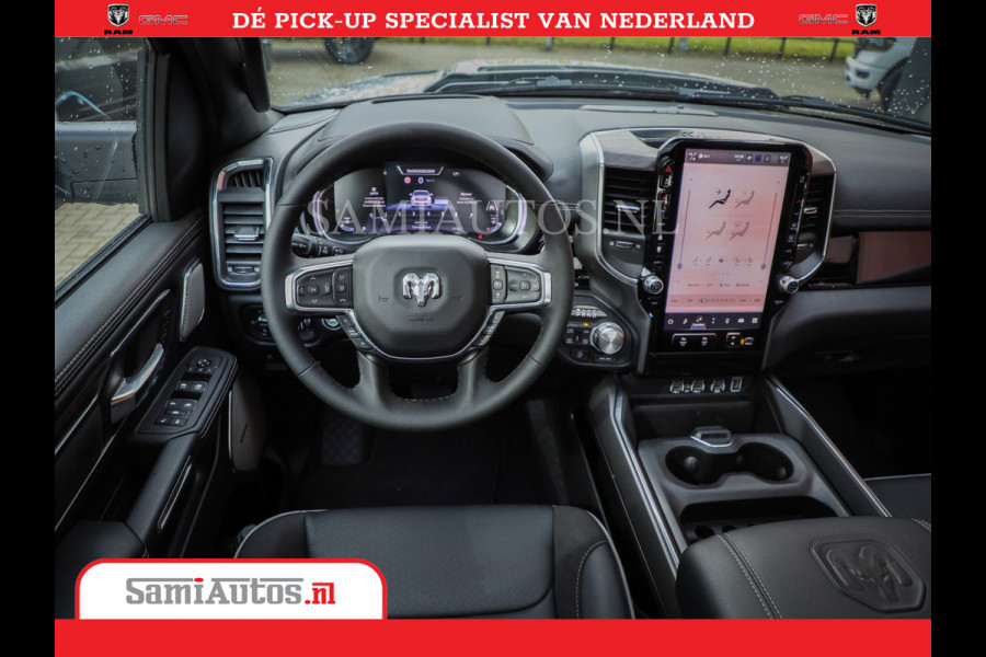 Dodge Ram 1500 Night Premium | Full Option | De Meest Luxe Pick-Up in zijn Klasse | Comfortabele Dubbele Cabine met Royale 5 Zitplaatsen | BPM vrij | Nu Leverbaar uit Voorraad | Voorraad Nr 2215 - 4984