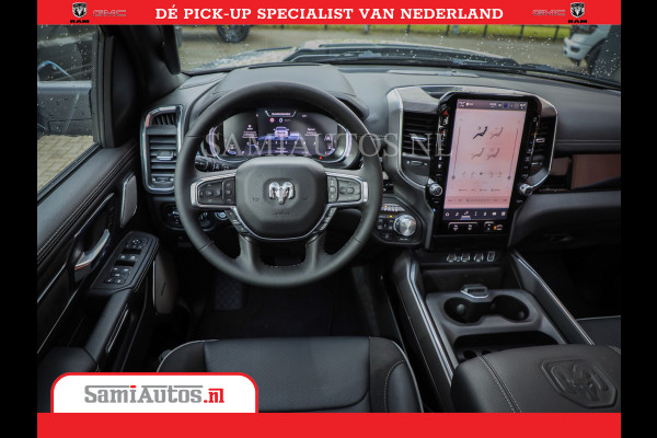 Dodge Ram 1500 Night Premium | Full Option | De Meest Luxe Pick-Up in zijn Klasse | Comfortabele Dubbele Cabine met Royale 5 Zitplaatsen | BPM vrij | Nu Leverbaar uit Voorraad | Voorraad Nr 2215 - 4984
