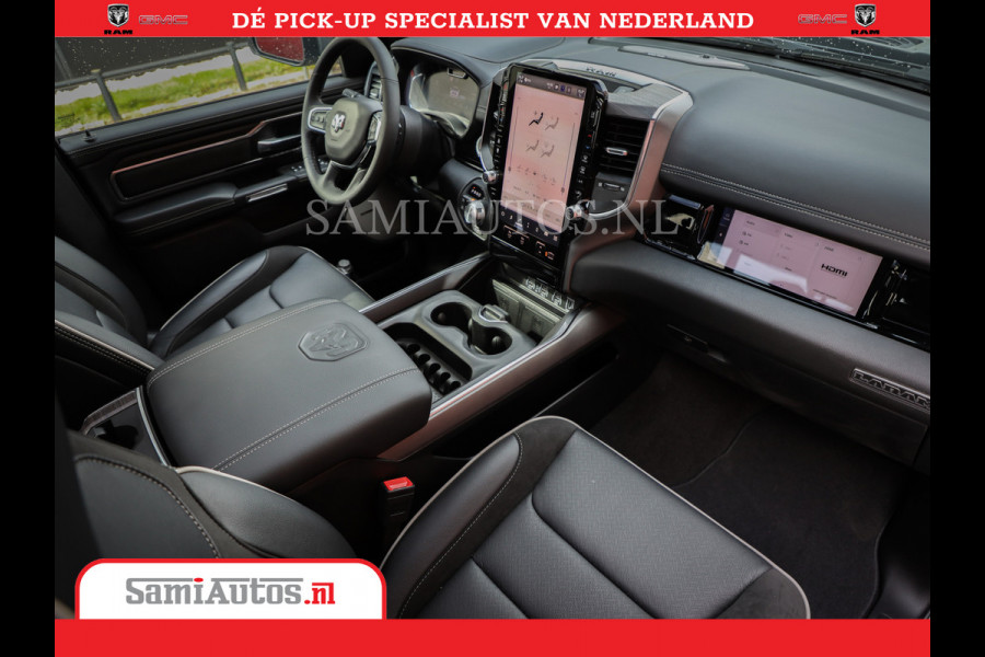 Dodge Ram 1500 Night Premium | Full Option | De Meest Luxe Pick-Up in zijn Klasse | Comfortabele Dubbele Cabine met Royale 5 Zitplaatsen | BPM vrij | Nu Leverbaar uit Voorraad | Voorraad Nr 2215 - 4984