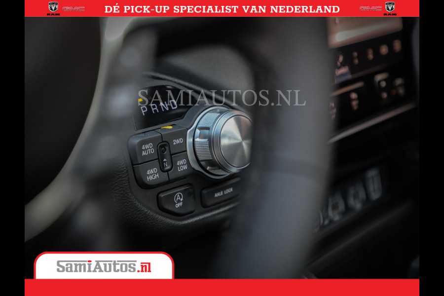 Dodge Ram 1500 Night Premium | Full Option | De Meest Luxe Pick-Up in zijn Klasse | Comfortabele Dubbele Cabine met Royale 5 Zitplaatsen | BPM vrij | Nu Leverbaar uit Voorraad | Voorraad Nr 2215 - 4984