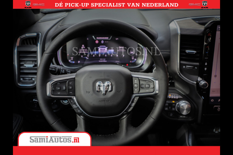 Dodge Ram 1500 Night Premium | Full Option | De Meest Luxe Pick-Up in zijn Klasse | Comfortabele Dubbele Cabine met Royale 5 Zitplaatsen | BPM vrij | Nu Leverbaar uit Voorraad | Voorraad Nr 2215 - 4984