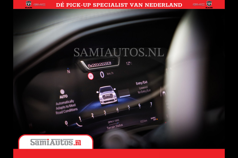 Dodge Ram 1500 Night Premium | Full Option | De Meest Luxe Pick-Up in zijn Klasse | Comfortabele Dubbele Cabine met Royale 5 Zitplaatsen | BPM vrij | Nu Leverbaar uit Voorraad | Voorraad Nr 2215 - 4984