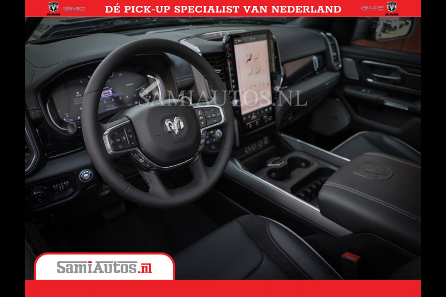 Dodge Ram 1500 Night Premium | Full Option | De Meest Luxe Pick-Up in zijn Klasse | Comfortabele Dubbele Cabine met Royale 5 Zitplaatsen | BPM vrij | Nu Leverbaar uit Voorraad | Voorraad Nr 2215 - 4984