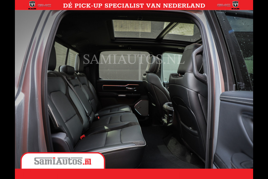 Dodge Ram 1500 Night Premium | Full Option | De Meest Luxe Pick-Up in zijn Klasse | Comfortabele Dubbele Cabine met Royale 5 Zitplaatsen | BPM vrij | Nu Leverbaar uit Voorraad | Voorraad Nr 2215 - 4984