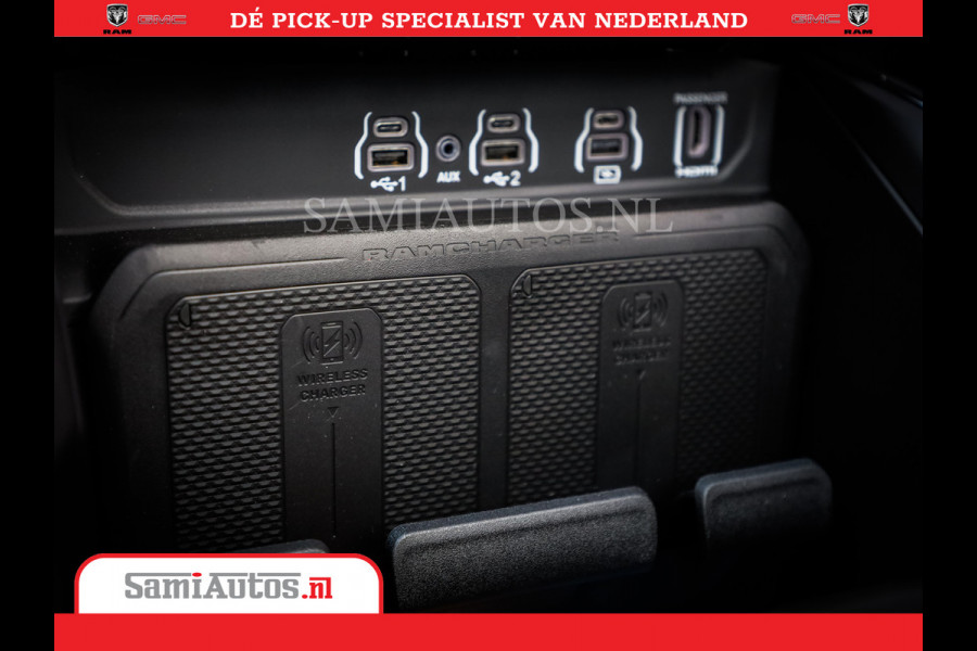 Dodge Ram 1500 Night Premium | Full Option | De Meest Luxe Pick-Up in zijn Klasse | Comfortabele Dubbele Cabine met Royale 5 Zitplaatsen | BPM vrij | Nu Leverbaar uit Voorraad | Voorraad Nr 2215 - 4984