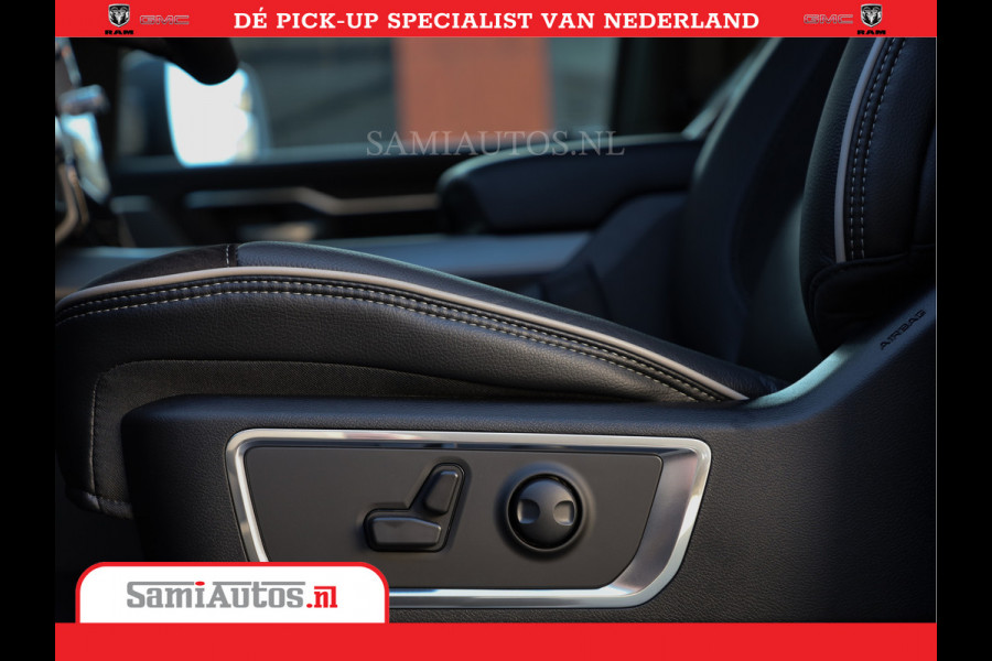 Dodge Ram 1500 Night Premium | Full Option | De Meest Luxe Pick-Up in zijn Klasse | Comfortabele Dubbele Cabine met Royale 5 Zitplaatsen | BPM vrij | Nu Leverbaar uit Voorraad | Voorraad Nr 2215 - 4984