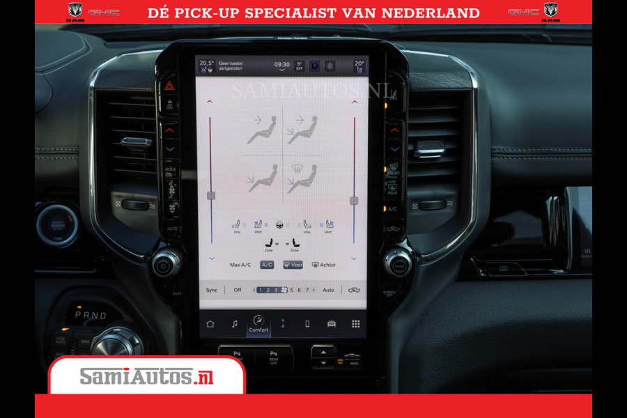 Dodge Ram 1500 Night Premium | Full Option | De Meest Luxe Pick-Up in zijn Klasse | Comfortabele Dubbele Cabine met Royale 5 Zitplaatsen | BPM vrij | Nu Leverbaar uit Voorraad | Voorraad Nr 2215 - 4984