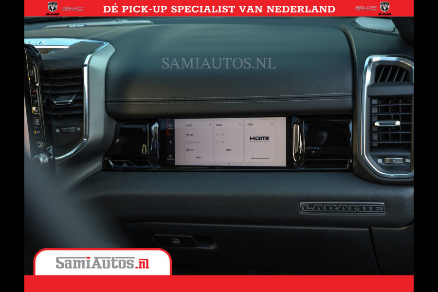 Dodge Ram 1500 Night Premium | Full Option | De Meest Luxe Pick-Up in zijn Klasse | Comfortabele Dubbele Cabine met Royale 5 Zitplaatsen | BPM vrij | Nu Leverbaar uit Voorraad | Voorraad Nr 2215 - 4984