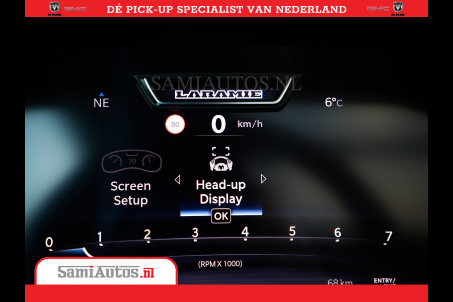 Dodge Ram 1500 Night Premium | Full Option | De Meest Luxe Pick-Up in zijn Klasse | Comfortabele Dubbele Cabine met Royale 5 Zitplaatsen | BPM vrij | Nu Leverbaar uit Voorraad | Voorraad Nr 2226 - 4993