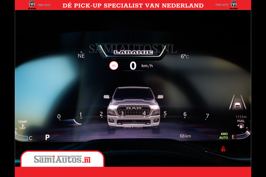 Dodge Ram 1500 Night Premium | Full Option | De Meest Luxe Pick-Up in zijn Klasse | Comfortabele Dubbele Cabine met Royale 5 Zitplaatsen | BPM vrij | Nu Leverbaar uit Voorraad | Voorraad Nr 2226 - 4993