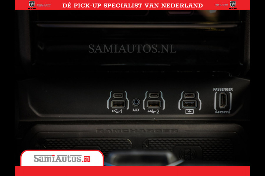 Dodge Ram 1500 Night Premium | Full Option | De Meest Luxe Pick-Up in zijn Klasse | Comfortabele Dubbele Cabine met Royale 5 Zitplaatsen | BPM vrij | Nu Leverbaar uit Voorraad | Voorraad Nr 2226 - 4993