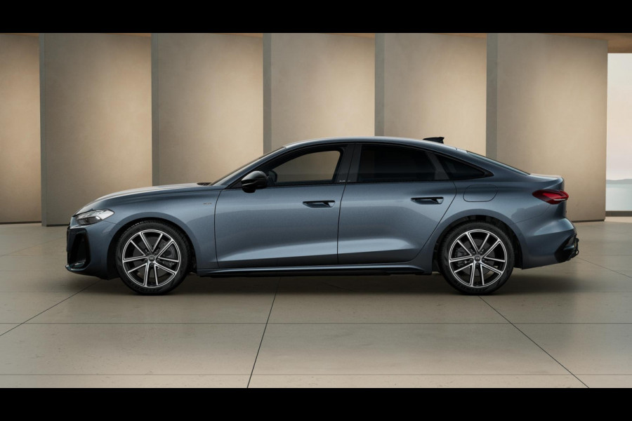 Audi A5 Limousine 2.0 e-hybrid quattro S edition adapative cruise control, comfortsleutel, omgevingscamera's, MMI bijrijdersscherm, TREKHAAK, optiek zwart glanzend, LM velgen 19", leder interieur