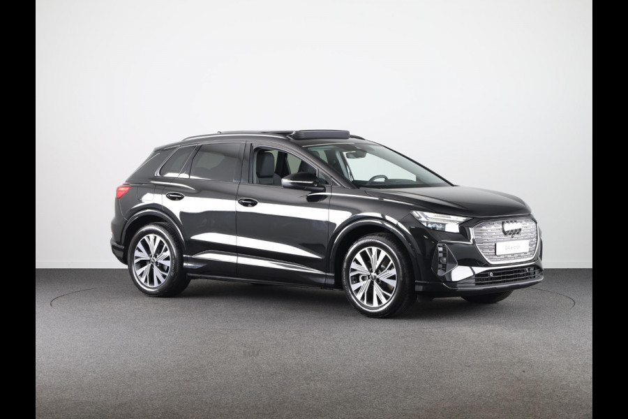 Audi Q4 e-tron 45 quattro Advanced edition 82 kWh Panoramadak, assistentiepakket, comfortpakket, optiekpakket zwart plus, privacy glass