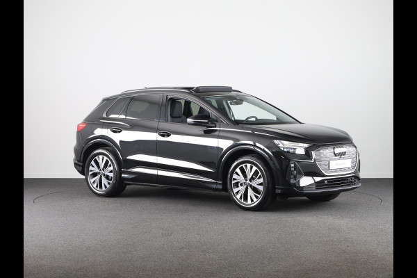 Audi Q4 e-tron 45 quattro Advanced edition 82 kWh Panoramadak, assistentiepakket, comfortpakket, optiekpakket zwart plus, privacy glass