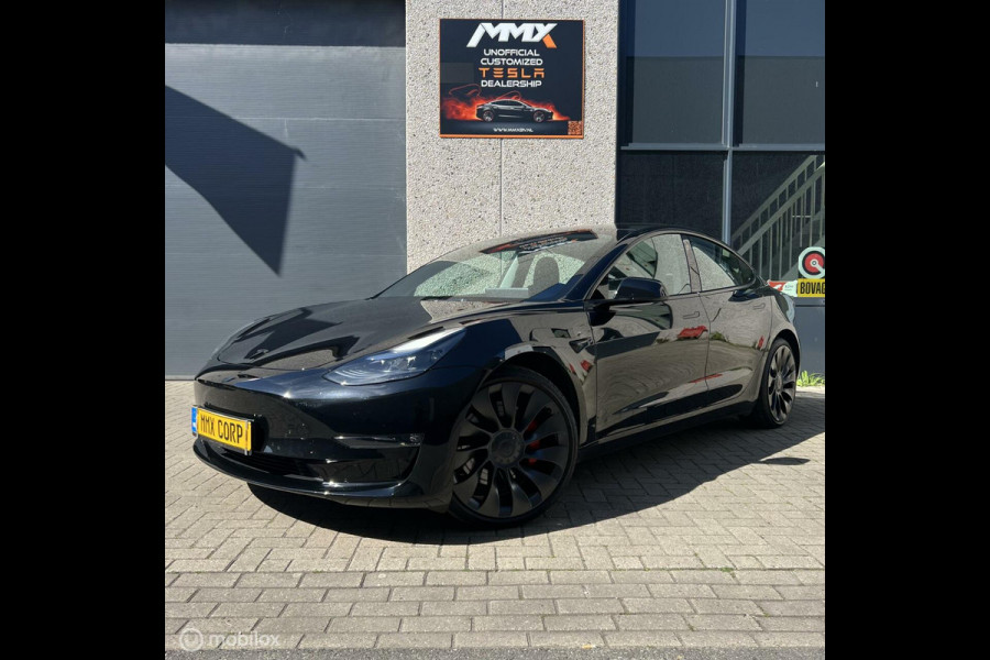 Tesla Model 3 Performance Zwart MiC + EAP