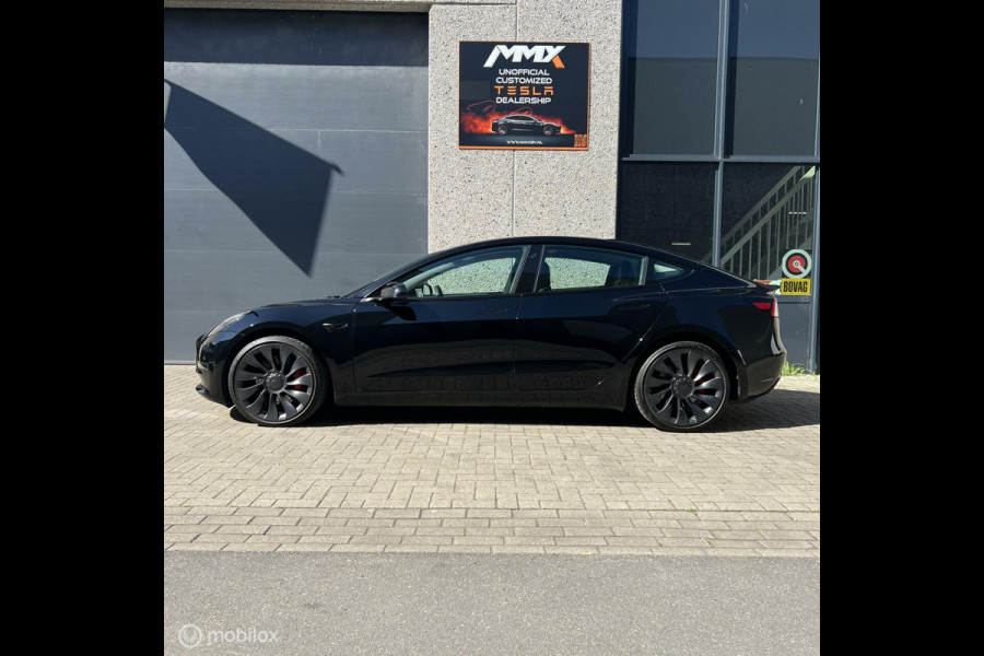 Tesla Model 3 Performance Zwart MiC + EAP