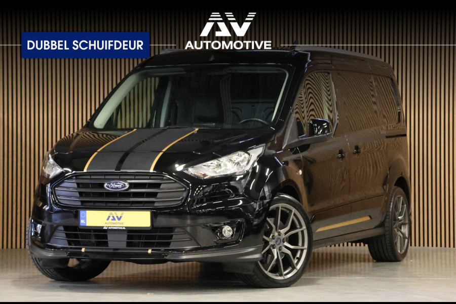 Ford Transit Connect 1.5 EcoBlue L2 Sport 120 PK | 8-Traps Automaat | L+R Schuifdeur | Navigatie | Camera | CarPlay | Keyless Go | Climate control | Stoelverwarming | Trekhaak | Lederen bekleding | DAB | Dealer onderhouden