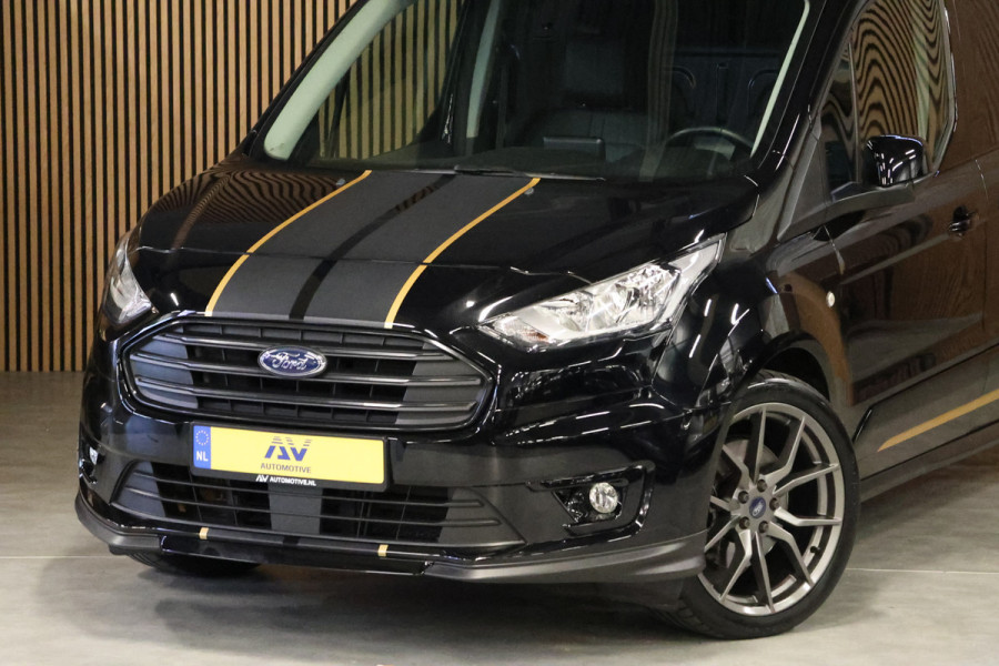 Ford Transit Connect 1.5 EcoBlue L2 Sport 120 PK | 8-Traps Automaat | L+R Schuifdeur | Navigatie | Camera | CarPlay | Keyless Go | Climate control | Stoelverwarming | Trekhaak | Lederen bekleding | DAB | Dealer onderhouden