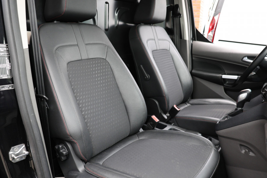 Ford Transit Connect 1.5 EcoBlue L2 Sport 120 PK | 8-Traps Automaat | L+R Schuifdeur | Navigatie | Camera | CarPlay | Keyless Go | Climate control | Stoelverwarming | Trekhaak | Lederen bekleding | DAB | Dealer onderhouden