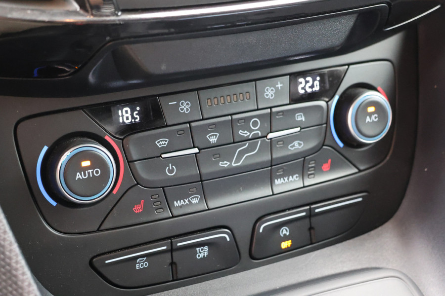 Ford Transit Connect 1.5 EcoBlue L2 Sport 120 PK | 8-Traps Automaat | L+R Schuifdeur | Navigatie | Camera | CarPlay | Keyless Go | Climate control | Stoelverwarming | Trekhaak | Lederen bekleding | DAB | Dealer onderhouden