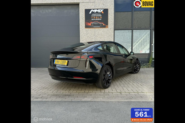 Tesla Model 3 Performance ZWART MiC X-TREME ACHTERLICHT