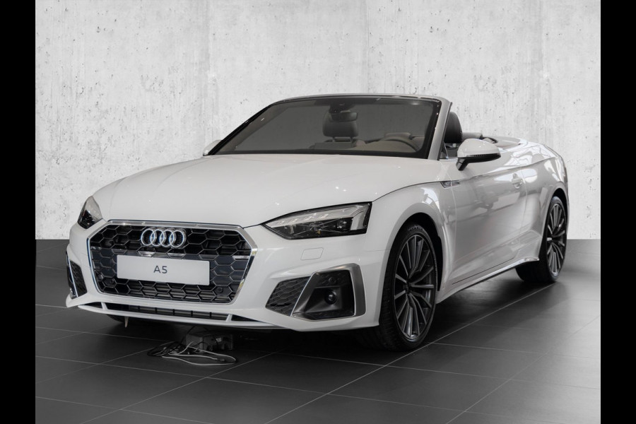 Audi A5 Cabriolet 40 Tfsi (150kW/204pk) S-Tronic S-LINE ** MATRIX, VIRTUAL, NEKVERW, 19-inch LMV, MEMORY, B&O Sound ** 1e EIG - € 28.500,= onder NP ** ** INFORMEER OOK NAAR ONZE AANTREKKELIJKE FINANCIAL-LEASE TARIEVEN **
