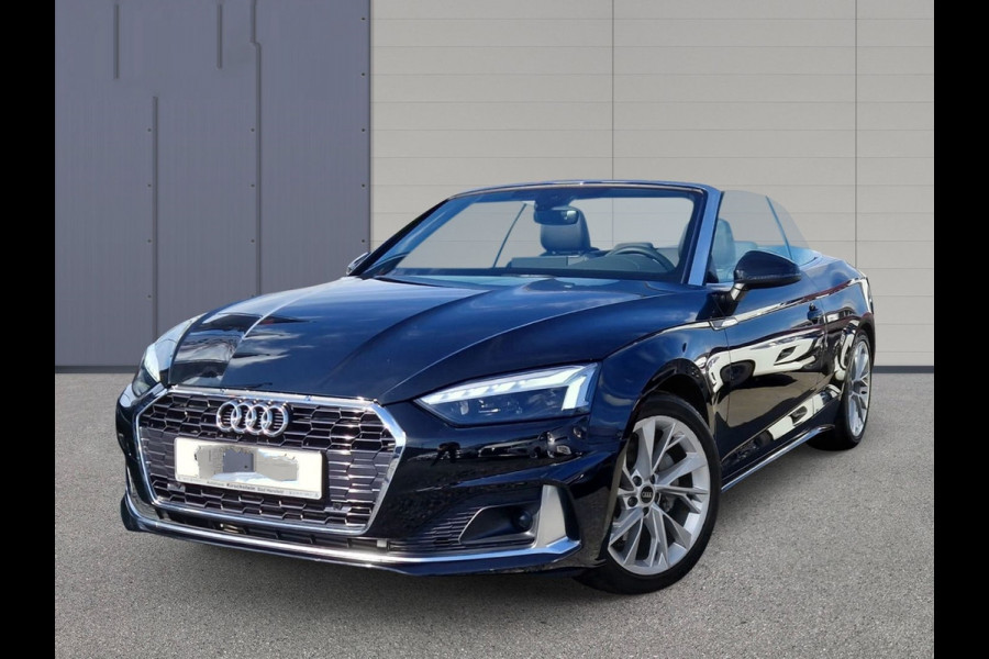 Audi A5 Cabriolet 40 Tfsi S-Tronic (150kW/204pk) ** MATRIX, LEDER, VIRTUAL, NEKVERW, 18-inch LMV, MASAGE ** 1e EIG - € 25.500,= onder NP ** ** INFORMEER OOK NAAR ONZE AANTREKKELIJKE FINANCIAL-LEASE TARIEVEN **