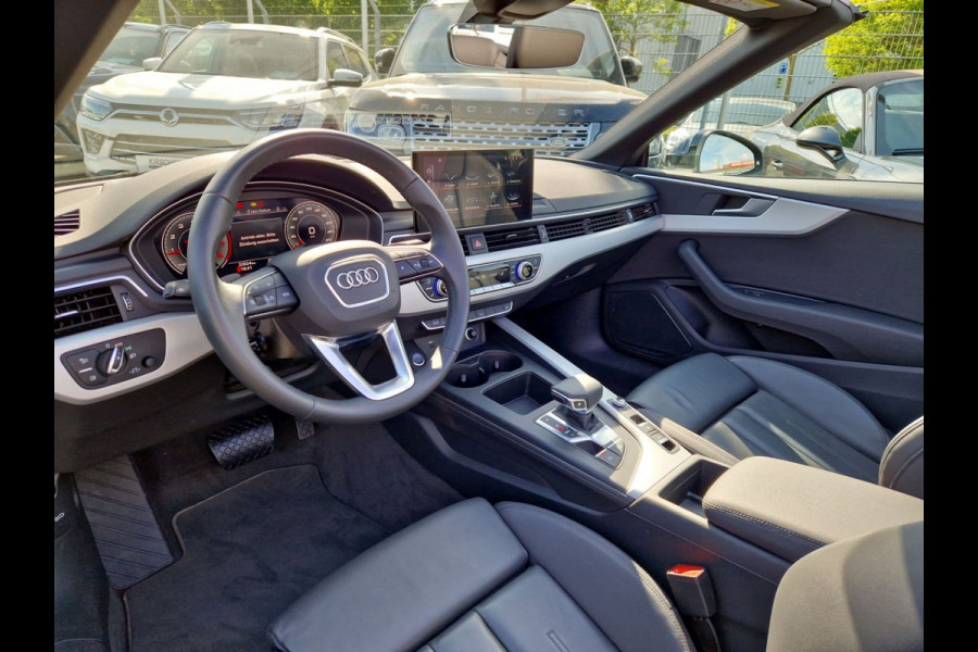 Audi A5 Cabriolet 40 Tfsi S-Tronic (150kW/204pk) ** MATRIX, LEDER, VIRTUAL, NEKVERW, 18-inch LMV, MASAGE ** 1e EIG - € 25.500,= onder NP ** ** INFORMEER OOK NAAR ONZE AANTREKKELIJKE FINANCIAL-LEASE TARIEVEN **