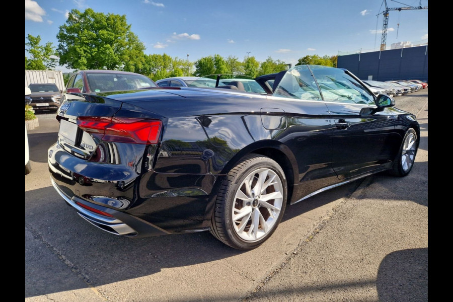 Audi A5 Cabriolet 40 Tfsi S-Tronic (150kW/204pk) ** MATRIX, LEDER, VIRTUAL, NEKVERW, 18-inch LMV, MASAGE ** 1e EIG - € 25.500,= onder NP ** ** INFORMEER OOK NAAR ONZE AANTREKKELIJKE FINANCIAL-LEASE TARIEVEN **