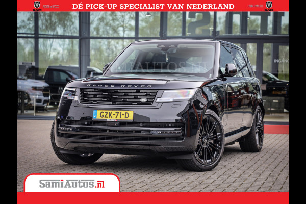 Land Rover Range Rover P550e | NIGHT | GARANTIE TOT 14-03-2029 | HEAD-UP | ACHTERAS BESTURING | SOFT CLOSE | PHEV | 23 INCH VELGEN | PANORAMADAK | STUURVERWARMING | STOEL KOELING | Fabrieksgarantie tot 14-03-2029 – Geniet van gemoedsrust met uitgebreide dekking tot deze datum. GZK-71-D