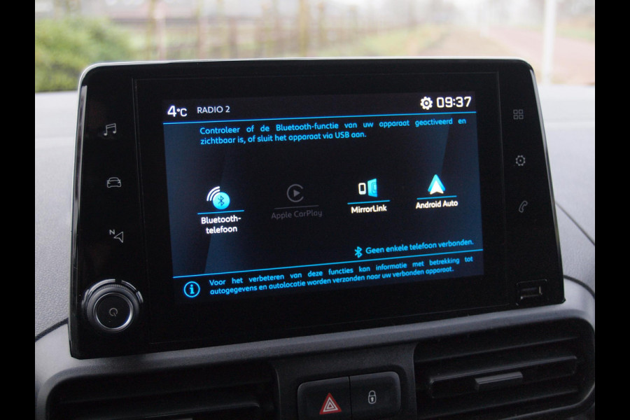 Peugeot Partner 1.5 BlueHDI Premium | Dubbele schuifdeur | Automaat | Apple Carplay | Cruise Control | Parkeersensoren |