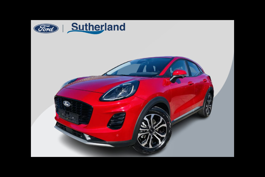 Ford Puma 1.0 EcoBoost Hybrid Titanium 125pk Nieuw Model! Automaat| Fantastic Red | Achteruitrijcamera | Navigatie | Metaal lak | Nieuw te bestellen!