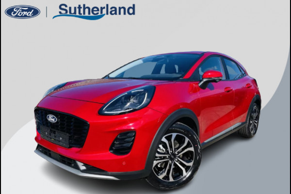 Ford Puma 1.0 EcoBoost Hybrid Titanium 125pk Nieuw Model! Automaat| Fantastic Red | Achteruitrijcamera | Navigatie | Metaal lak | Nieuw te bestellen!