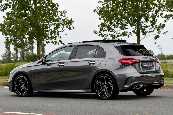 Mercedes-Benz A-Klasse 180 AMG Night ed. Pano, Memory, 360, HUD, Multibeam, Keyless, Trekhaak, Dodeh!